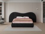 Everest Linen Textured Fabric Upholstered Bed - Image 4