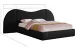 Everest Linen Textured Fabric Upholstered Bed - Image 8