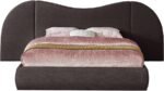 Everest Linen Textured Fabric Upholstered Bed - Image 3