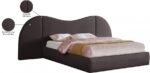 Everest Linen Textured Fabric Upholstered Bed - Image 9
