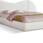 Everest Linen Textured Fabric Upholstered Bed