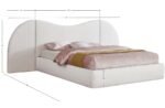 Everest Linen Textured Fabric Upholstered Bed - Image 8