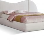 Everest Linen Textured Fabric Upholstered Bed