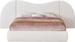 Everest Linen Textured Fabric Upholstered Bed - Image 3