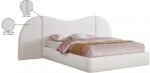Everest Linen Textured Fabric Upholstered Bed - Image 9