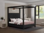 Eden Boucle Fabric Upholstered Bed - Image 2