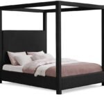 Eden Boucle Fabric Upholstered Bed