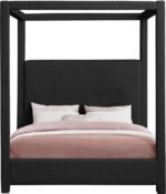 Eden Boucle Fabric Upholstered Bed - Image 3