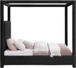 Eden Boucle Fabric Upholstered Bed - Image 4