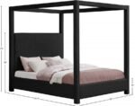 Eden Boucle Fabric Upholstered Bed - Image 7