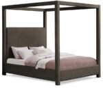 Eden Boucle Fabric Upholstered Bed