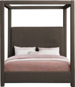 Eden Boucle Fabric Upholstered Bed - Image 3