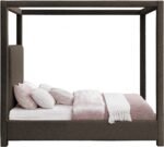 Eden Boucle Fabric Upholstered Bed - Image 4