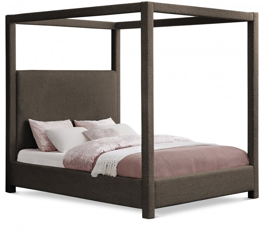 35383.jpg Eden Boucle Fabric Upholstered Bed - Image 1