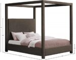 Eden Boucle Fabric Upholstered Bed - Image 7