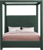 Eden Boucle Fabric Upholstered Bed - Image 3