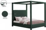 Eden Boucle Fabric Upholstered Bed - Image 8
