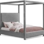 Eden Boucle Fabric Upholstered Bed