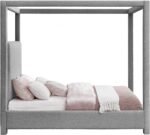 Eden Boucle Fabric Upholstered Bed - Image 4