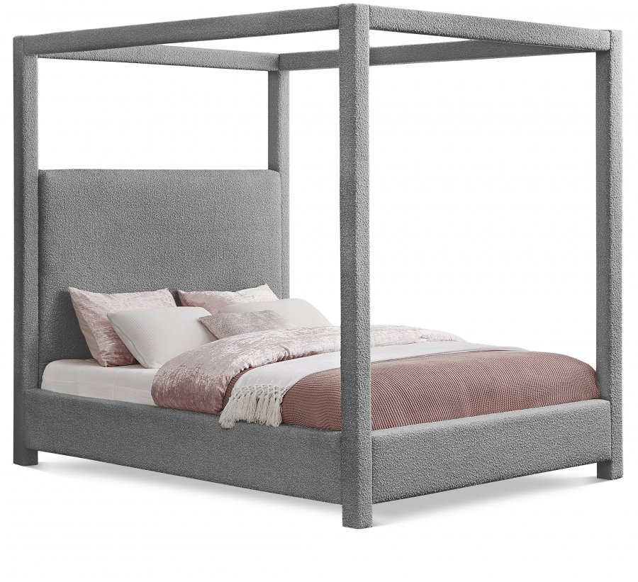 35392.jpg Eden Boucle Fabric Upholstered Bed - Image 1