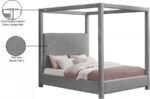 Eden Boucle Fabric Upholstered Bed - Image 8