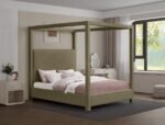 Eden Boucle Fabric Upholstered Bed - Image 2