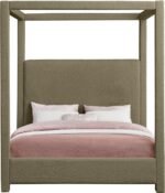 Eden Boucle Fabric Upholstered Bed - Image 3