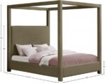 Eden Boucle Fabric Upholstered Bed - Image 7