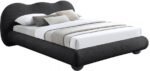 Hyde Boucle Fabric Upholstered Bed - Image 2