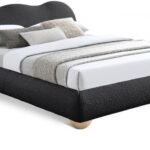 Hyde Boucle Fabric Upholstered Bed
