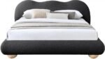 Hyde Boucle Fabric Upholstered Bed - Image 4