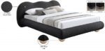 Hyde Boucle Fabric Upholstered Bed - Image 8