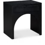 August Oak Veneer Nightstand