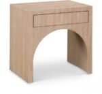 August Oak Veneer Nightstand