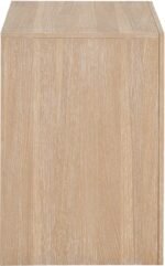 August Oak Veneer Nightstand - Image 4