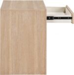 August Oak Veneer Nightstand - Image 5