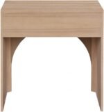 August Oak Veneer Nightstand - Image 6