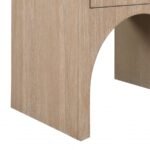 August Oak Veneer Nightstand - Image 8