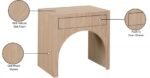 August Oak Veneer Nightstand - Image 11