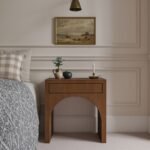 August Oak Veneer Nightstand - Image 2