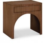 August Oak Veneer Nightstand