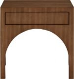 August Oak Veneer Nightstand - Image 3