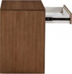 August Oak Veneer Nightstand - Image 5
