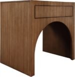 August Oak Veneer Nightstand - Image 8