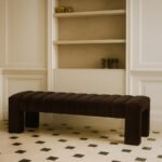 Andaz Velvet Upholstered Bench - Image 2