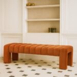 Andaz Velvet Upholstered Bench - Image 2