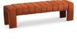 Andaz Velvet Upholstered Bench