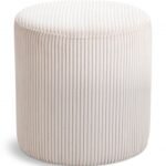 Roy Microsuede Fabric Upholstered Stool