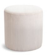 Roy Microsuede Fabric Upholstered Stool