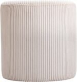 Roy Microsuede Fabric Upholstered Stool - Image 4